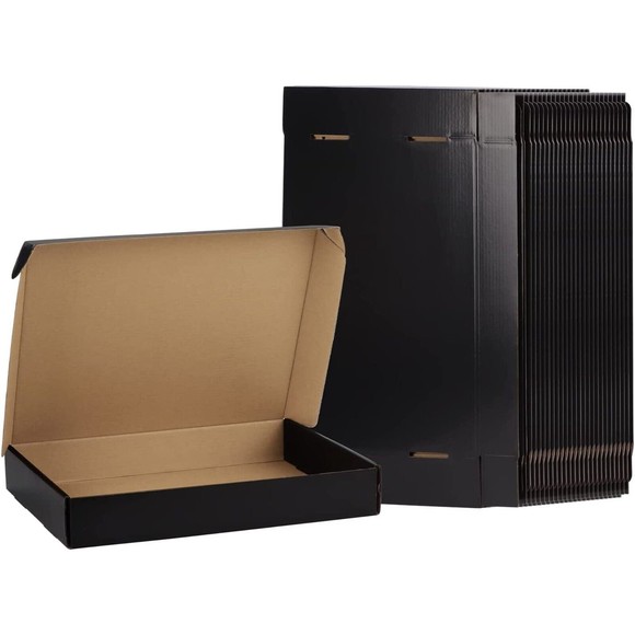 25 Fancy Mailing Packing Shipping Boxes Corrugated Cardboard box Size 13x10x2 - Picture 2 of 4